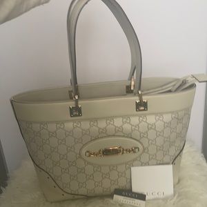 NWT Gucci leather tote.